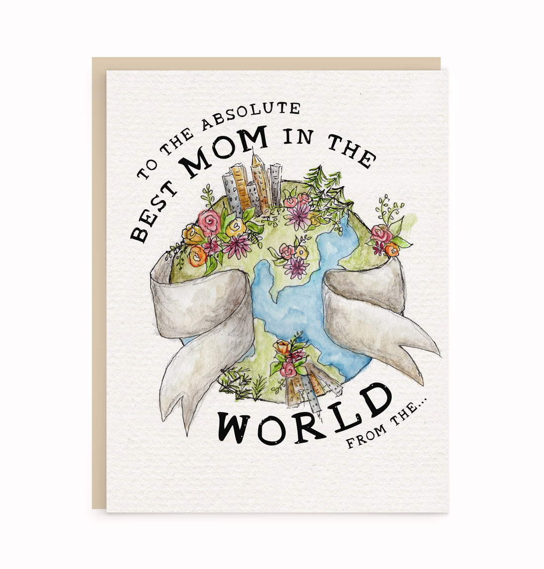 Best Mom in the World Card | Mother's Day | Best Kid Card