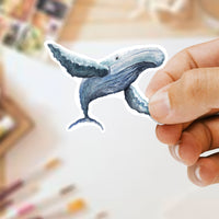 Heart of a Whale Sticker