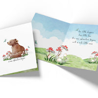 New Baby Bear Adventure Card
