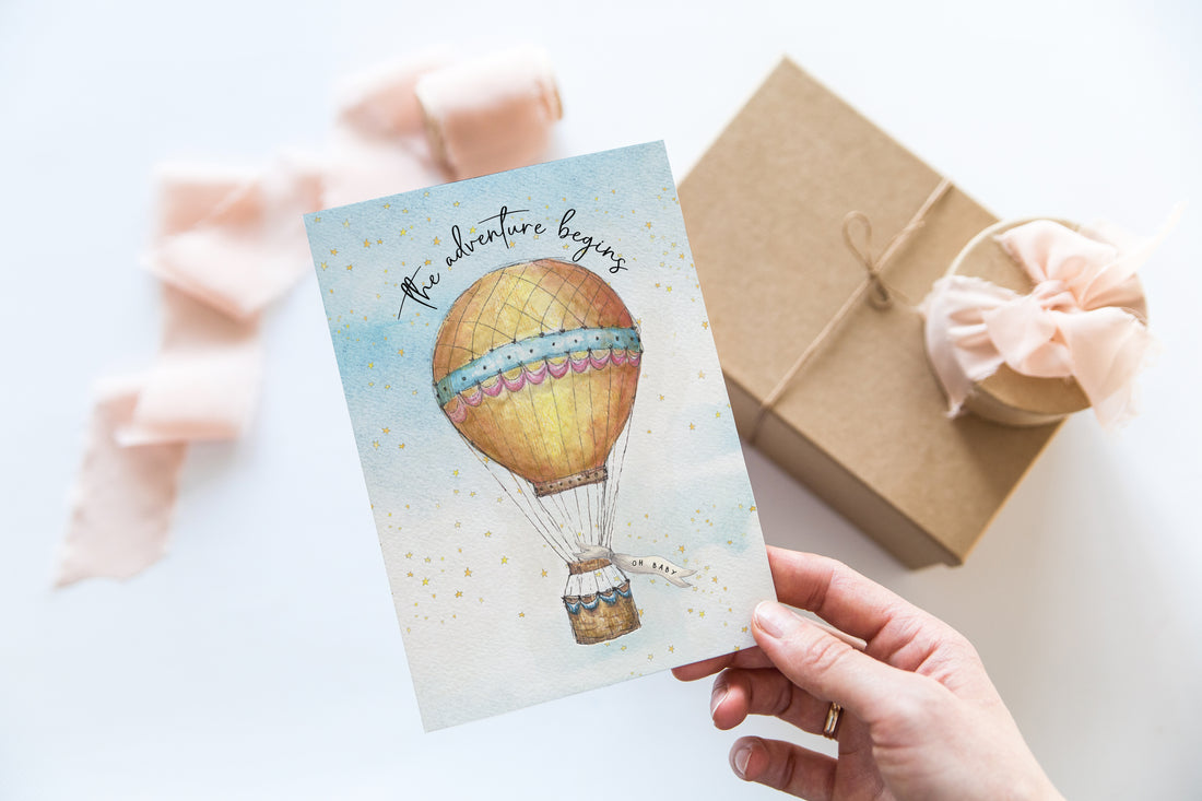 New Adventure | New Baby | Congratulations | Expecting Card