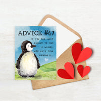 I Love Weirdos Card
