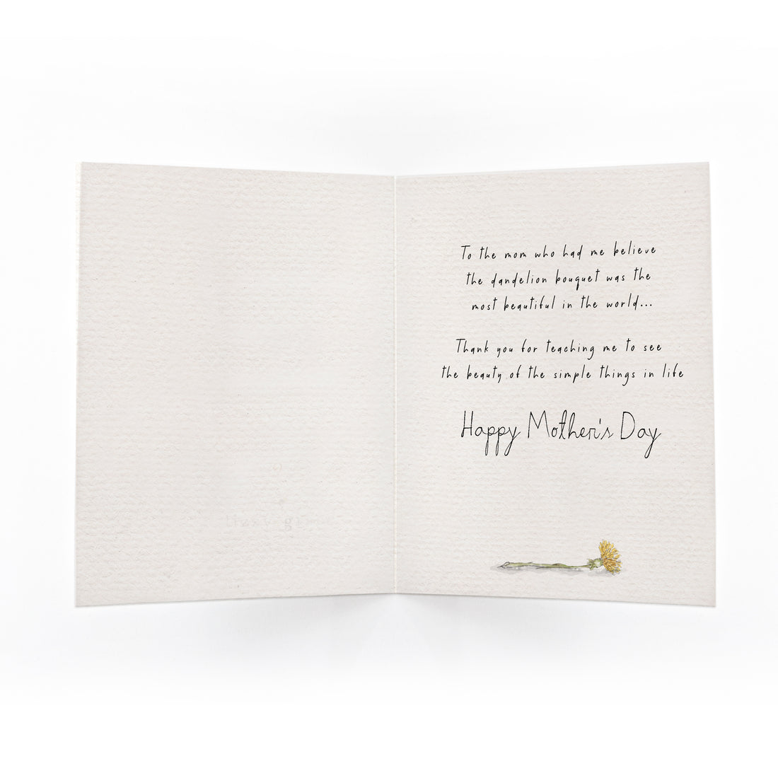 Dandelion Mom Card | Mother's Day | Mom Card