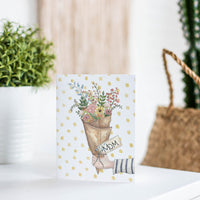Mom's Bouquet Card
