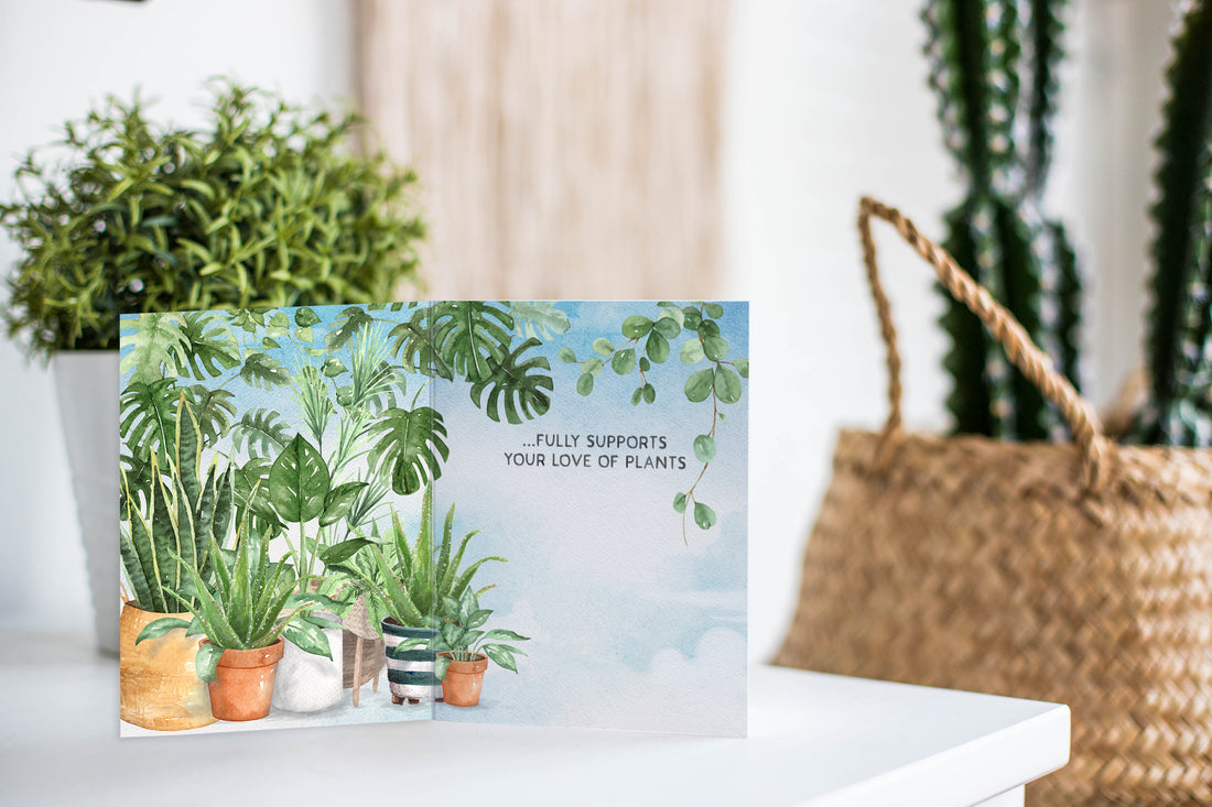 Love of Plants Greeting Card