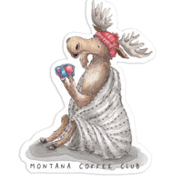 Montana Moose Coffee Club Sticker