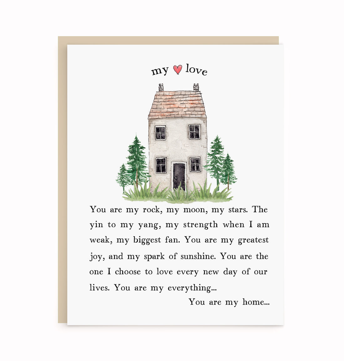 You Are My Home Card