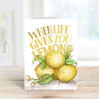 Life & Lemons Card