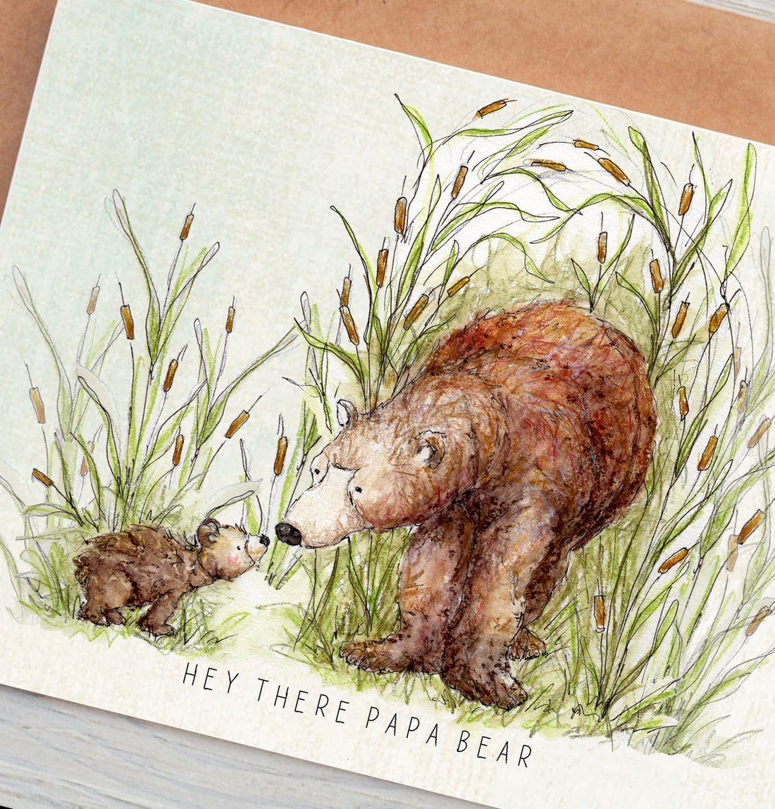 Papa Bear Card