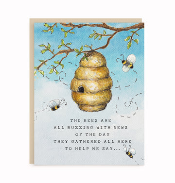 Hap-Bee Birthday Card