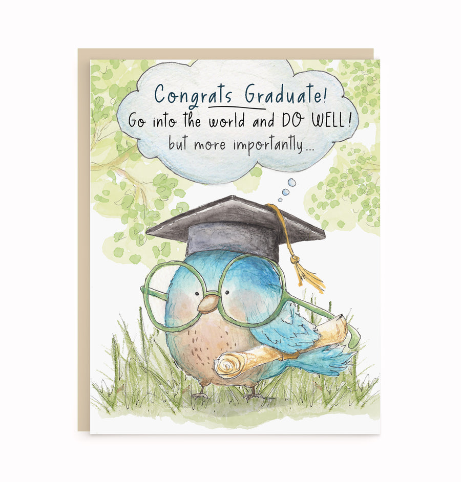 Do Good / Graduation Card Congratulations
