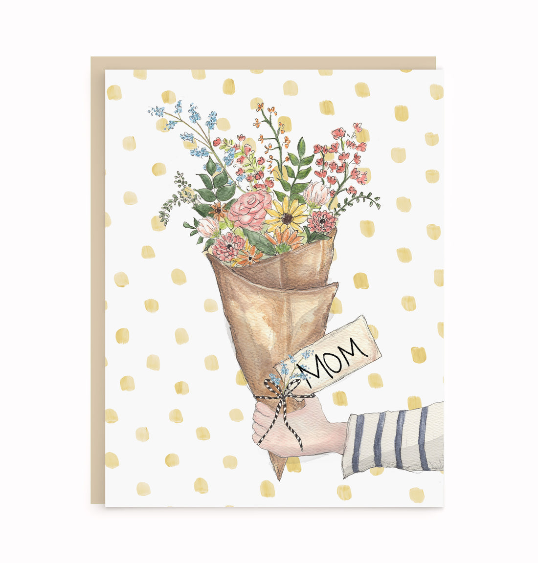 Mom's Bouquet Card