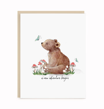 New Baby Bear Adventure Card