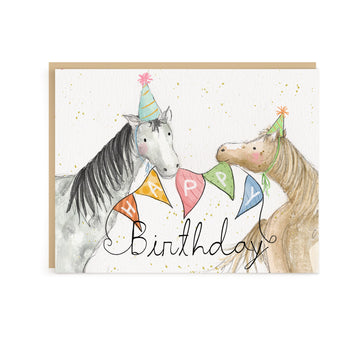 Giddy Up Happy Birthday Card