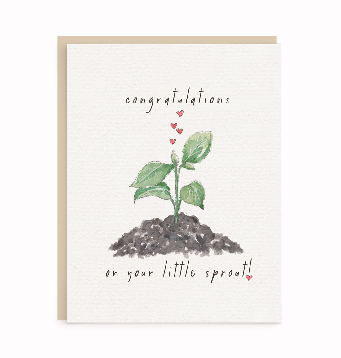 Little Sprout | Congratulations | New Baby | Expecting Card