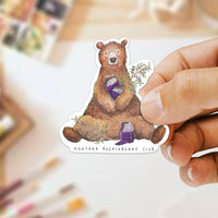 Montana Huckleberry Club | Bear Sticker