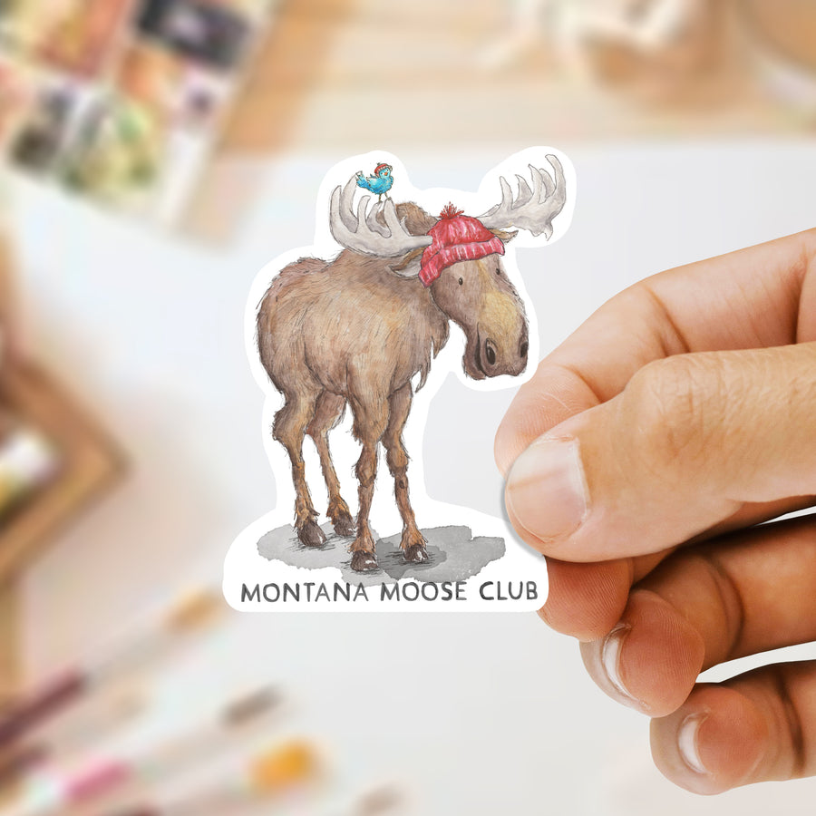 Montana Moose Club Sticker