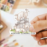 Montana Climbing Club | Mountain Goat Sticker