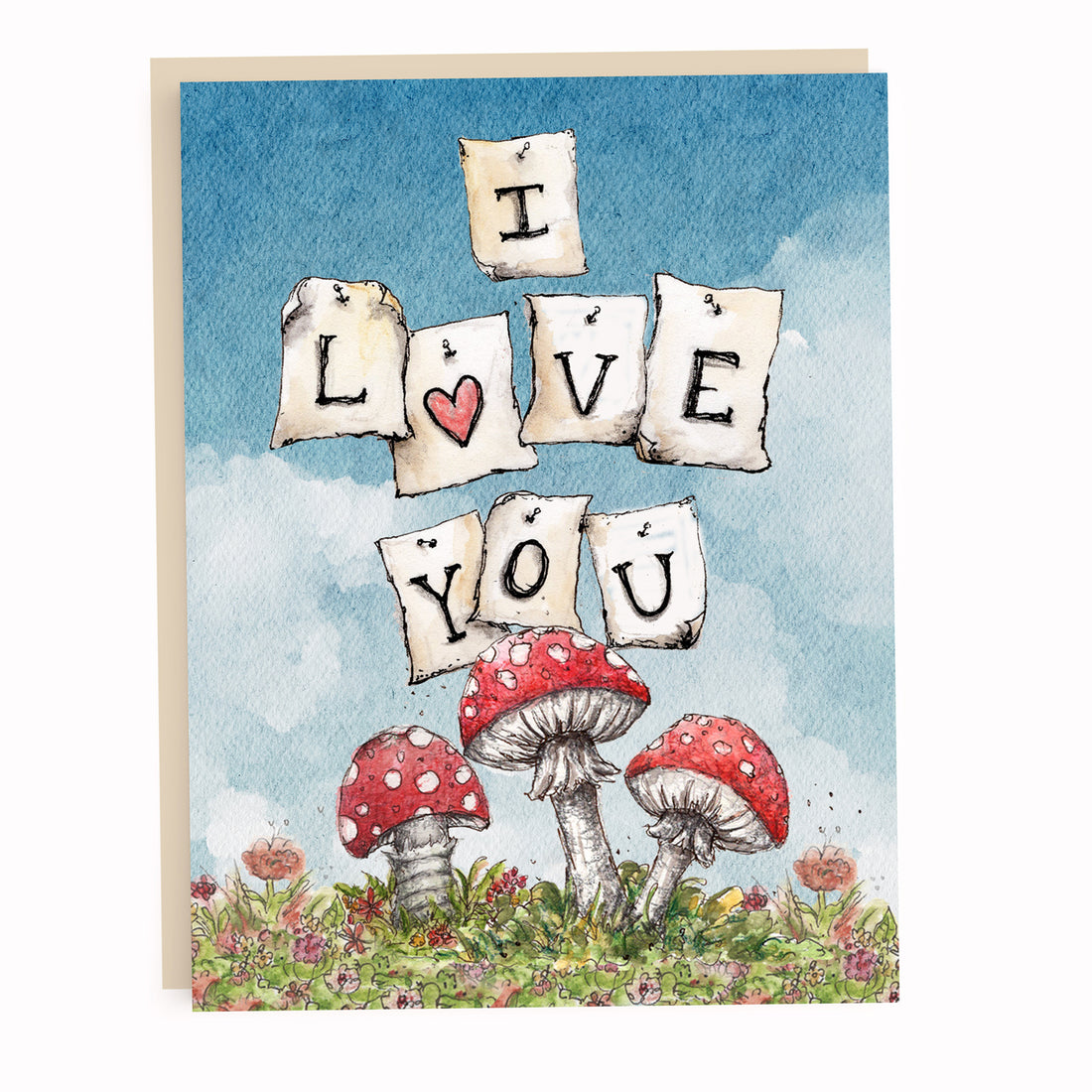 Mushroom Love Card