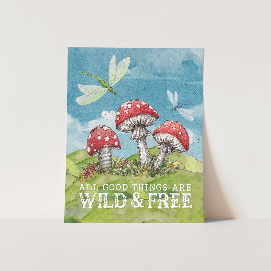 Wild & Free Print