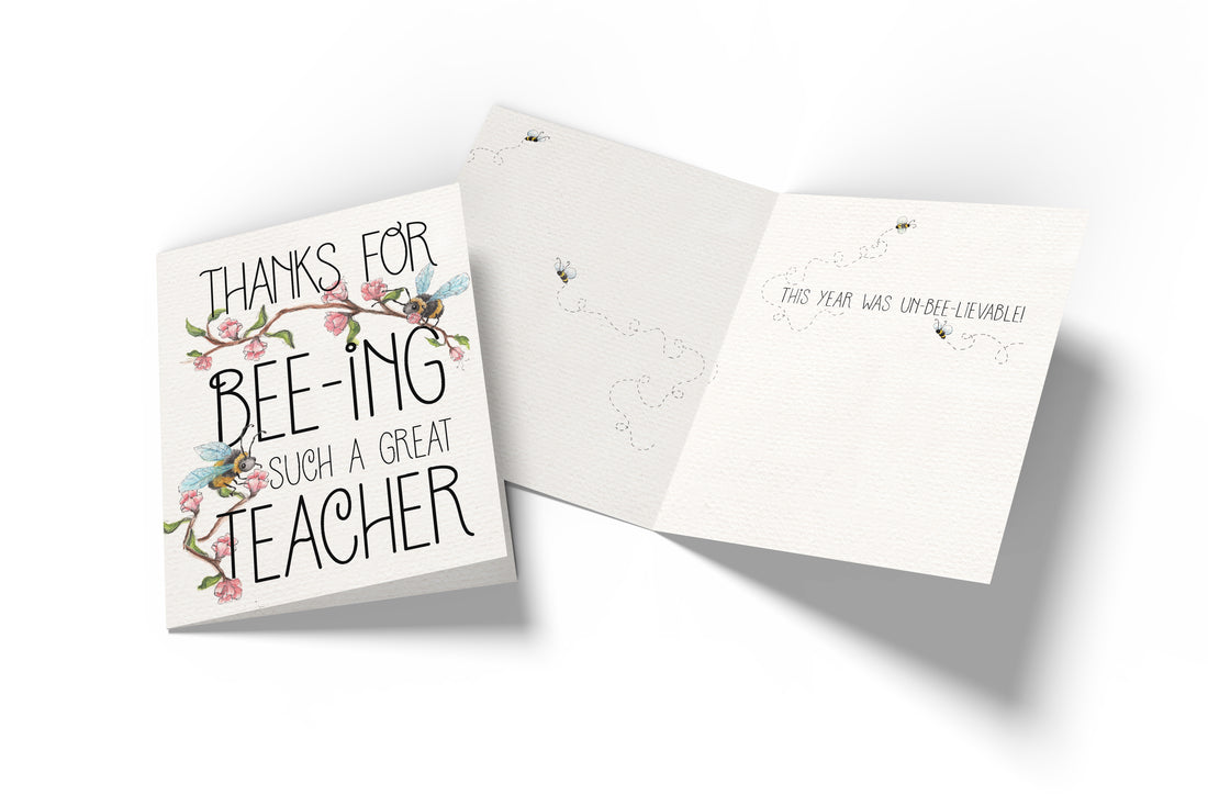 Bee Teacher |Teacher Appreciation | Thank You | Graduation