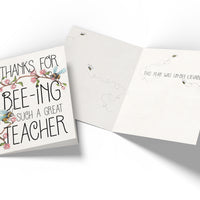 Bee Teacher |Teacher Appreciation | Thank You | Graduation