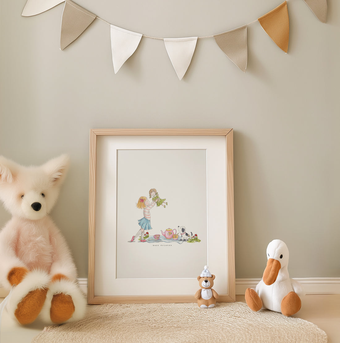 Best Friends Tea Party Print