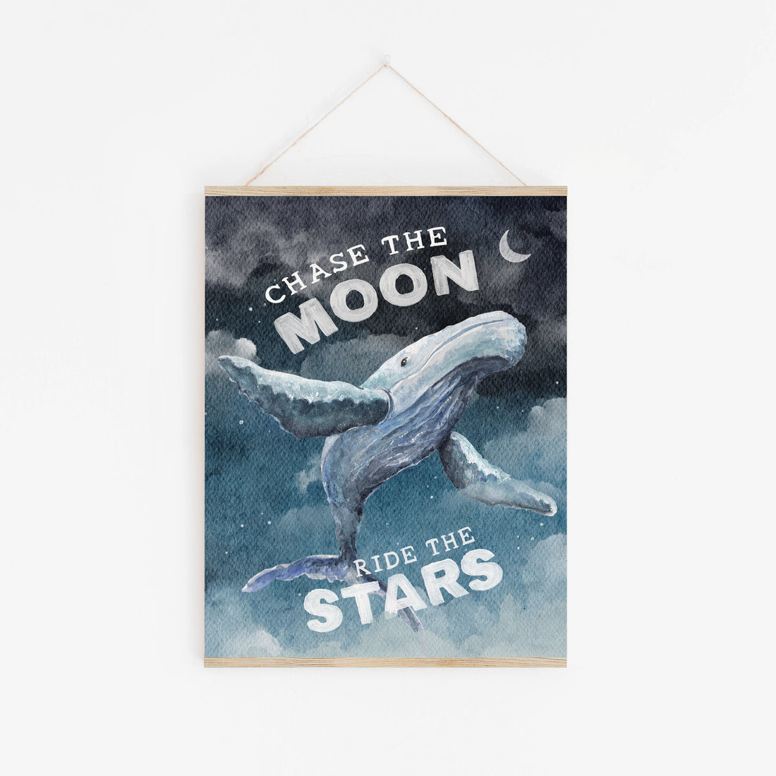 Chase the Moon.. Ride the Stars Print