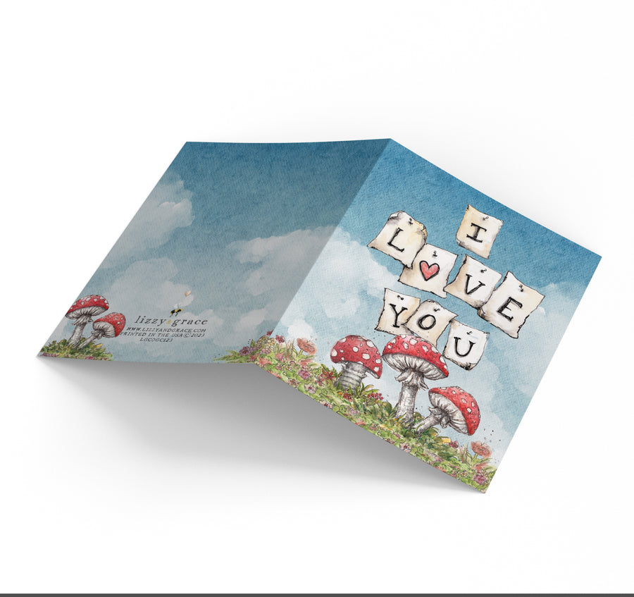 Mushroom Love Card