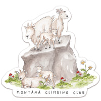 Montana Climbing Club | Mountain Goat Sticker