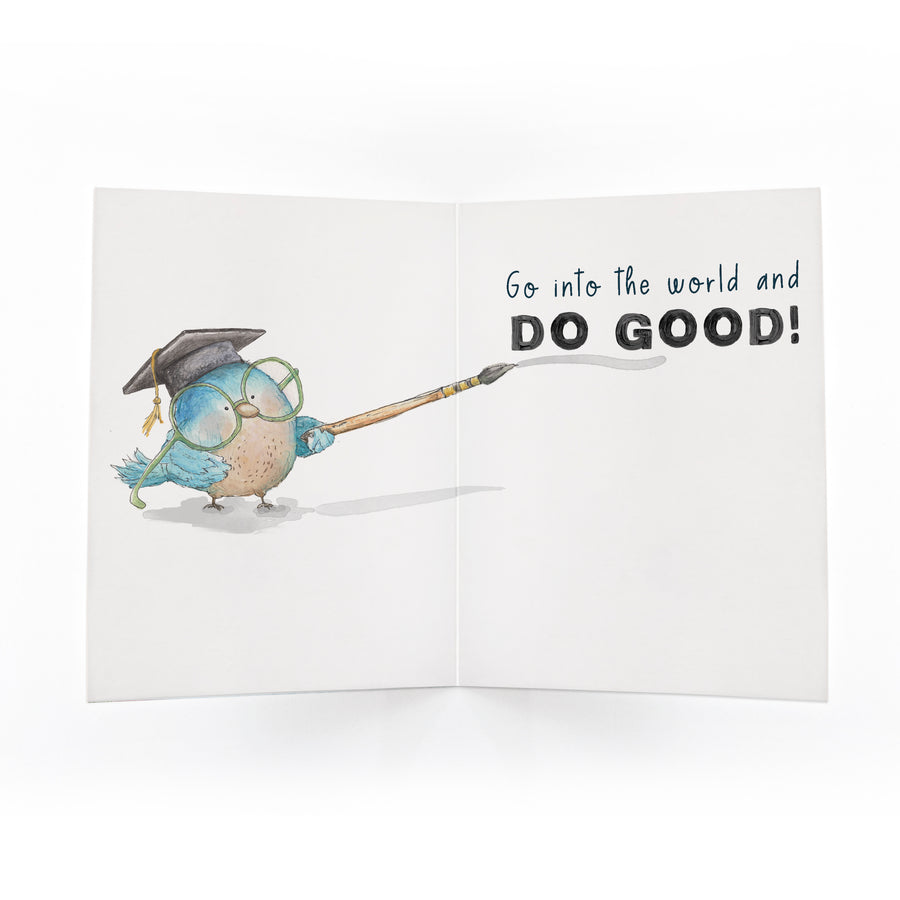 Do Good / Graduation Card Congratulations