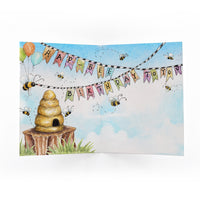 Hap-Bee Birthday Card