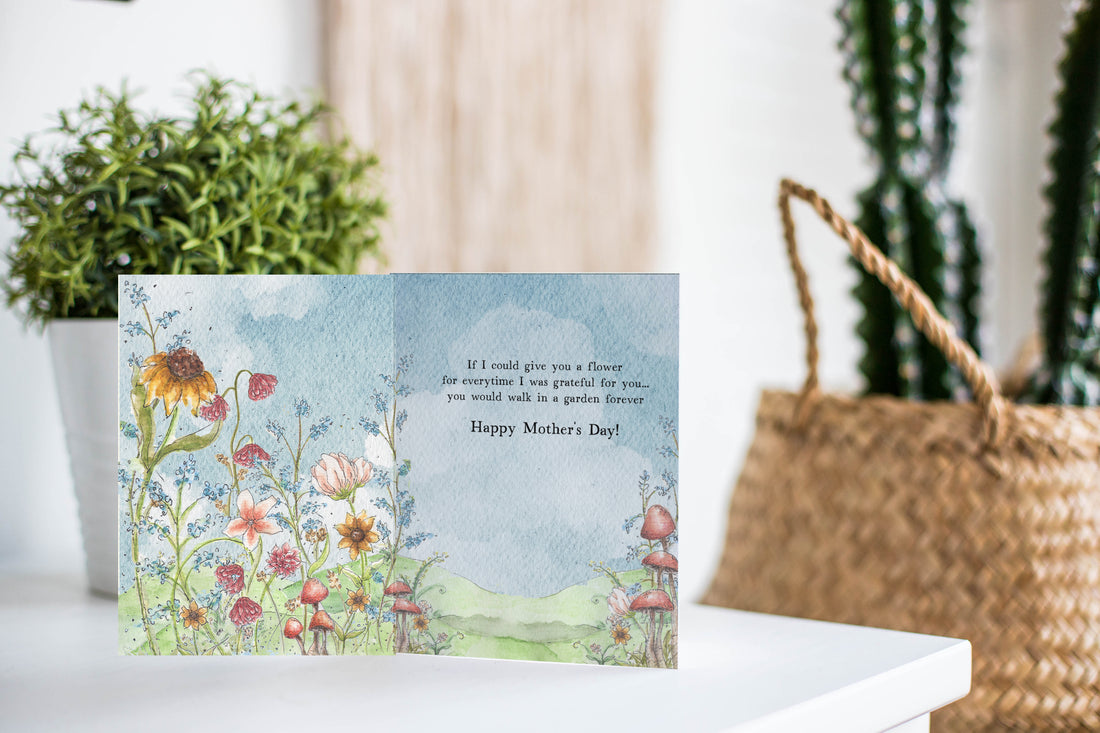 Mom's Bouquet Card