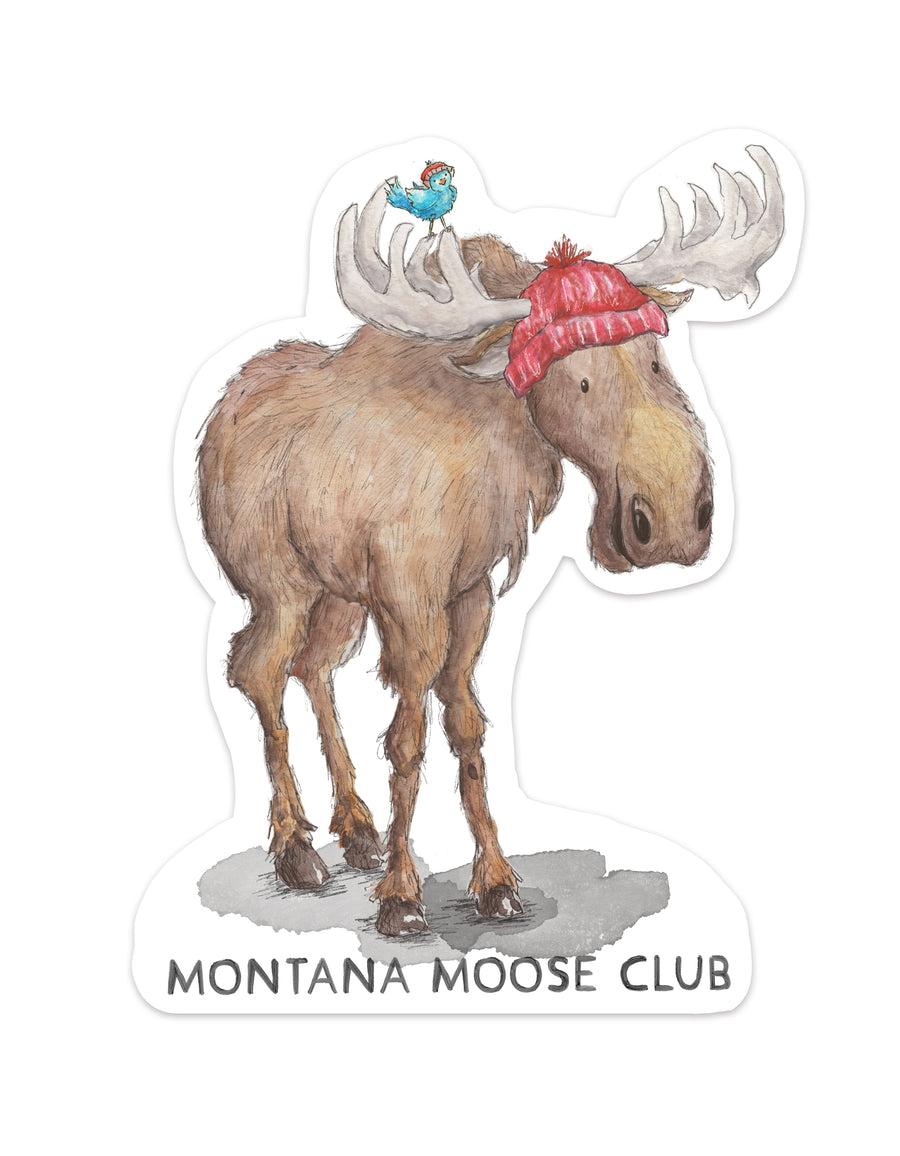 Montana Moose Club Sticker