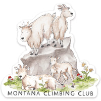 Montana Climbing Club | Mountain Goat Sticker