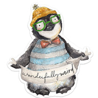 Wonderfully Weird Penguin Sticker