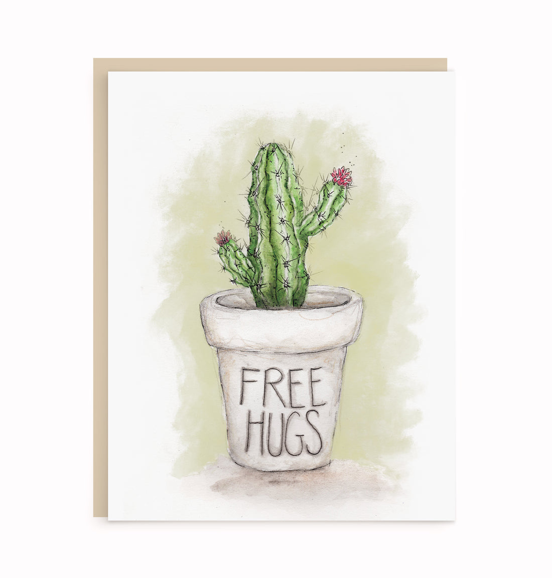 Free Hugs Greeting Card