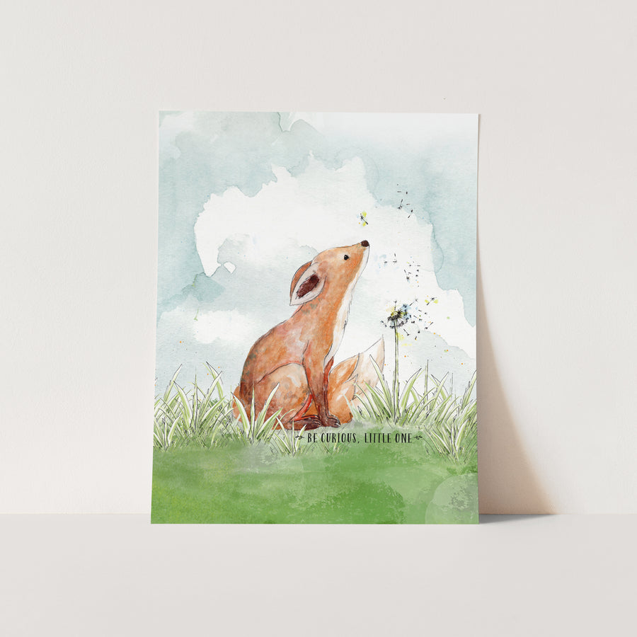 Be Curious, Little One Print