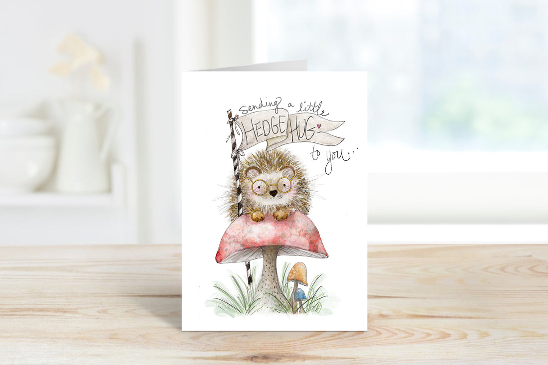 Hedge-Hug Card