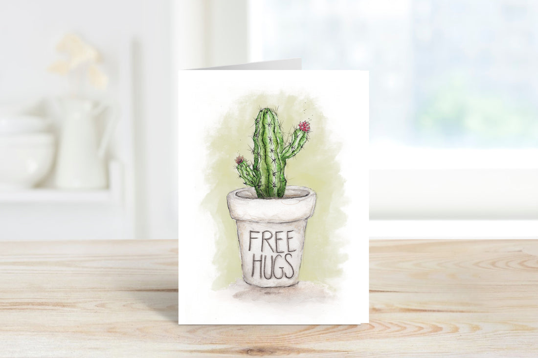 Free Hugs Greeting Card