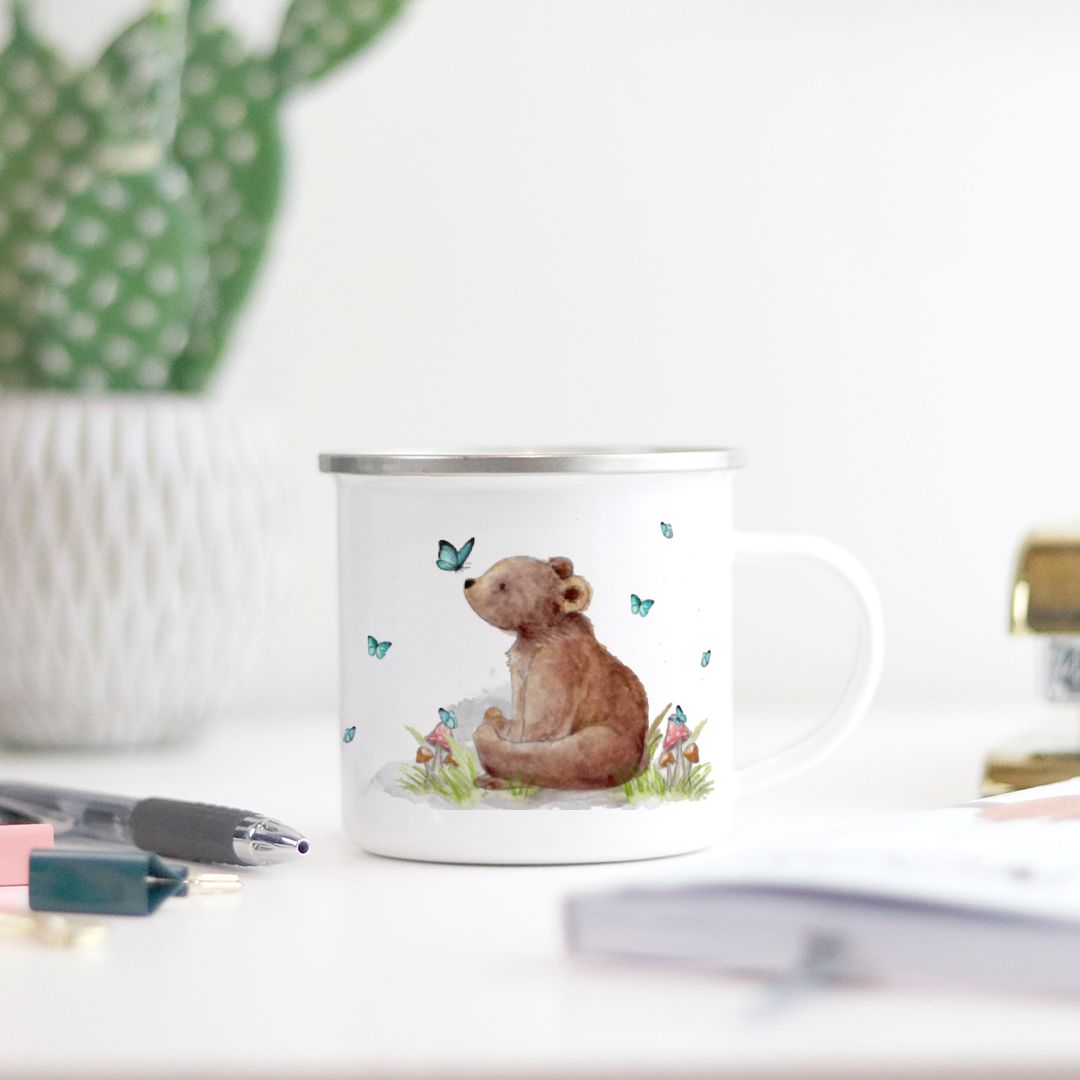 Lil' Bear Enamel Mug