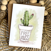 Free Hugs Greeting Card