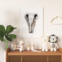 Elephant Days Print