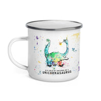 Unicornasaurus Enamel Mug