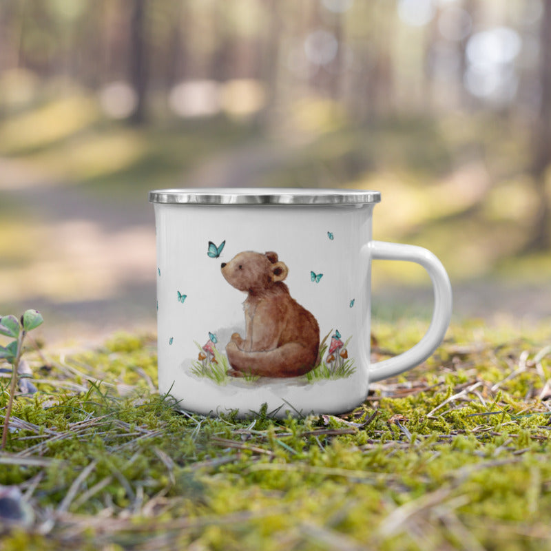 Lil' Bear Enamel Mug