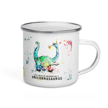 Unicornasaurus Enamel Mug
