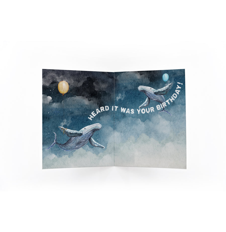 Whale, Whale, Whale Birthday Card