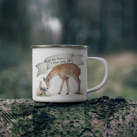 Lil' Deer Woodland Days Vintage Inspired Enamel Mug